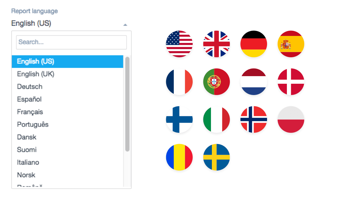 Multi-language Reporting