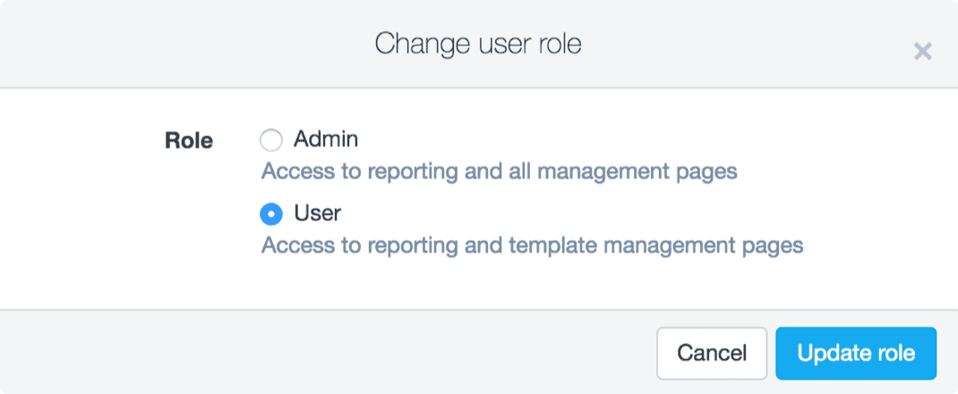 Role based access