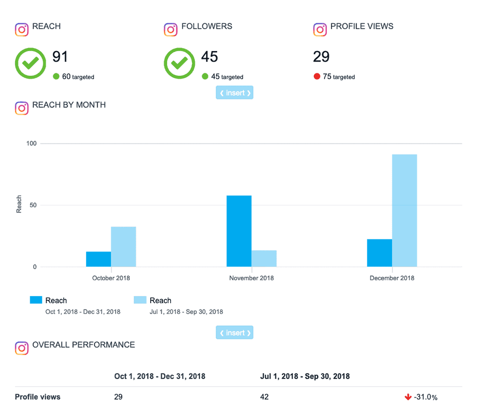 Report On Paid And Organic Social Media Efforts In Minutes