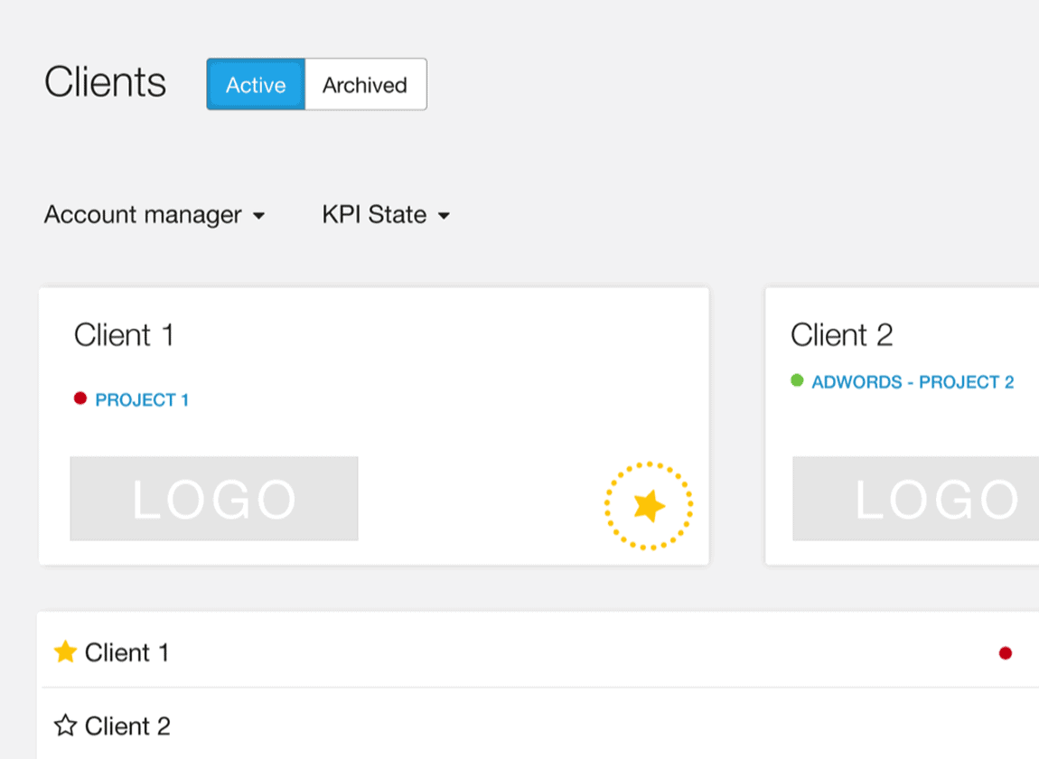SCALABLE client reporting