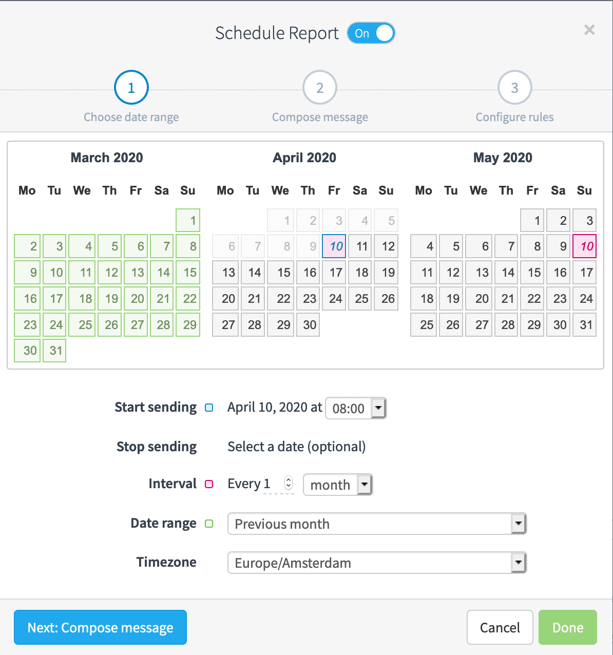 Automated Report Scheduling