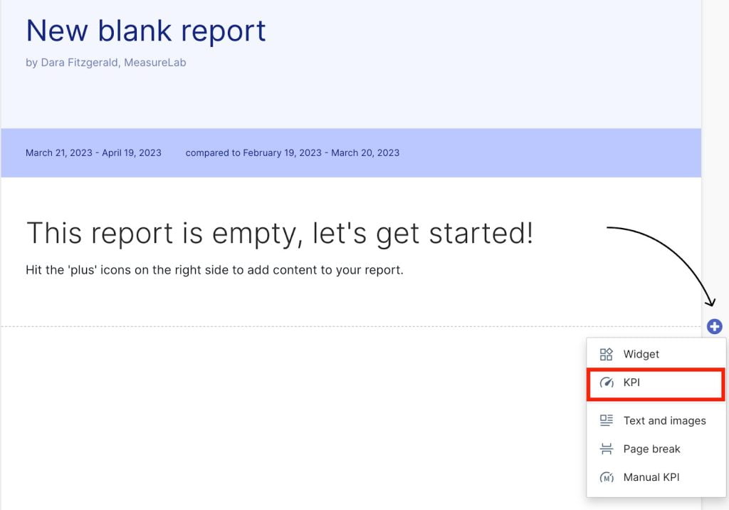 Creating GA4 reports in Swydo
