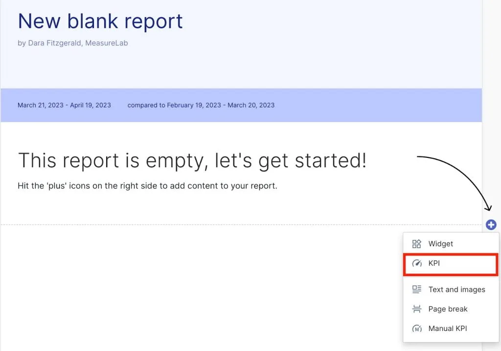 Creating GA4 reports in Swydo