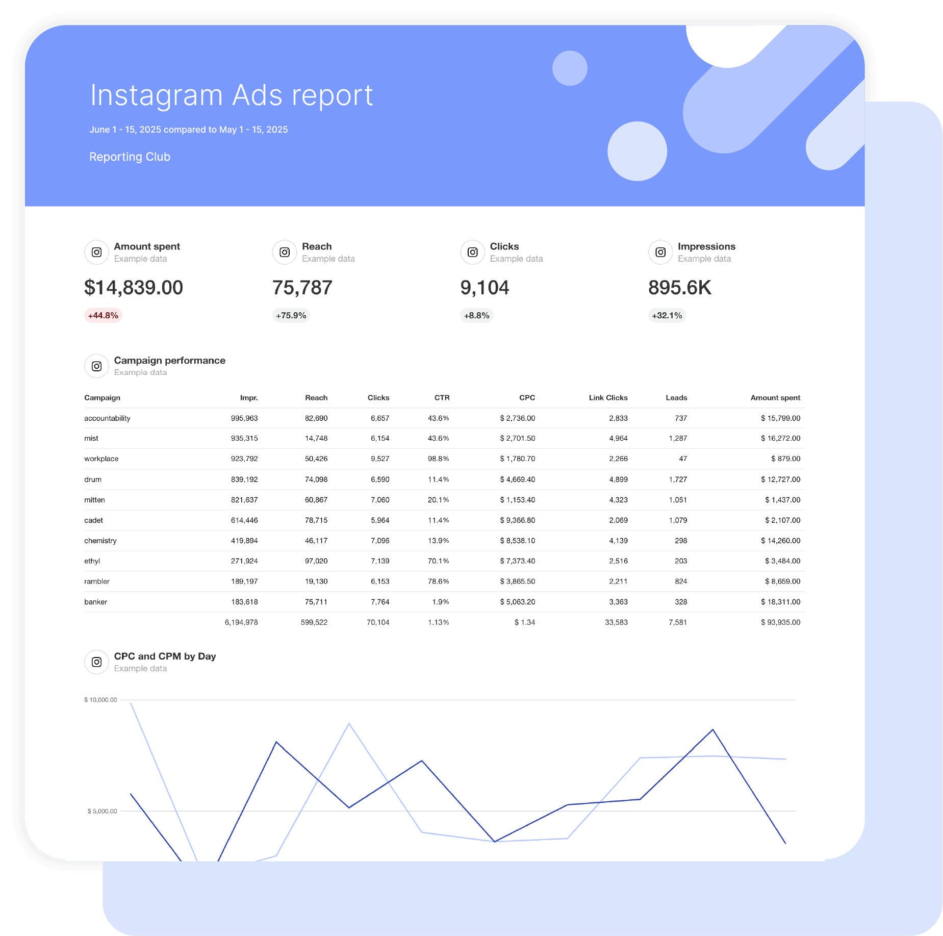 Instagram Ads Report