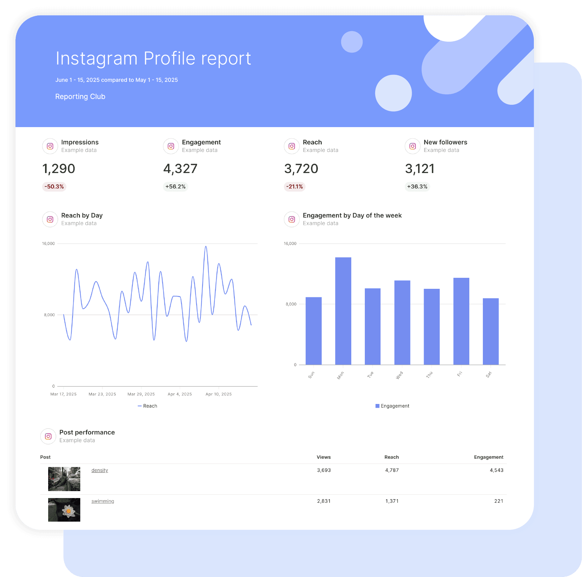 Instagram Insight Report