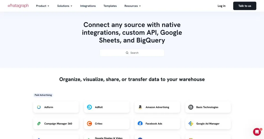 Integrations for Your Marketing Data Sources Whatagraph 04 01 2025 07 29 AM