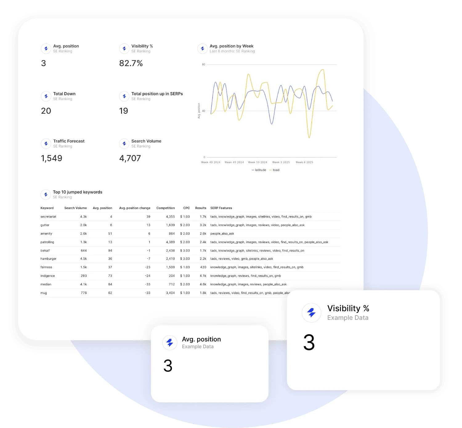 SE Ranking Reporting Tool