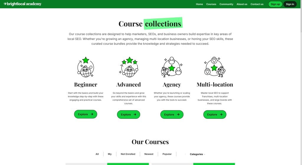 BrightLocal Academy Courses 03 06 2026 09 24 AM