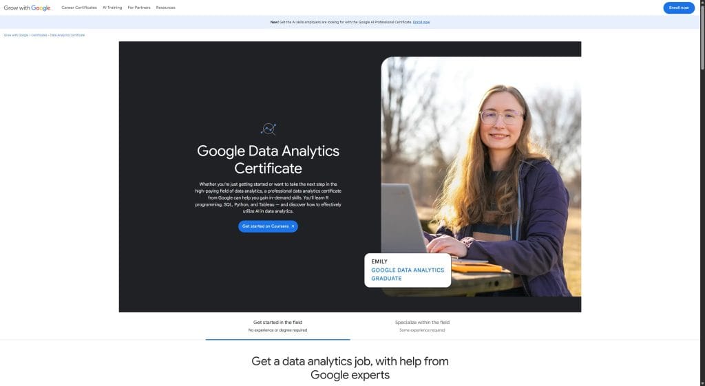 Data Analytics Certificate Training Grow with Google 03 06 2026 09 21 AM
