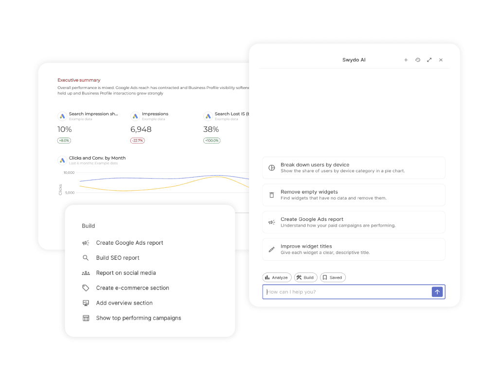 Agentic AI reporting